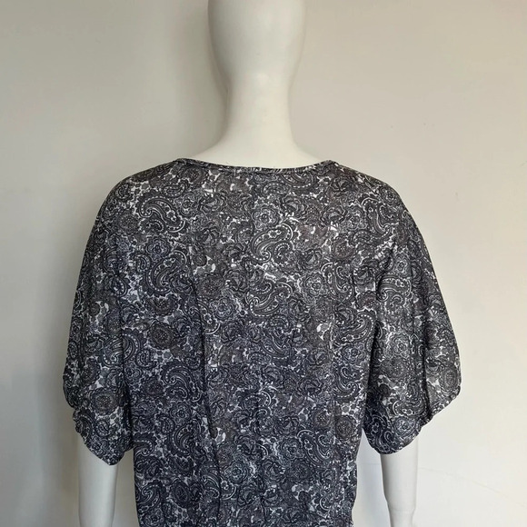 Angela Boho Floral Summer Blouse Women’s Size Large NWOT - Picture 3 of 7